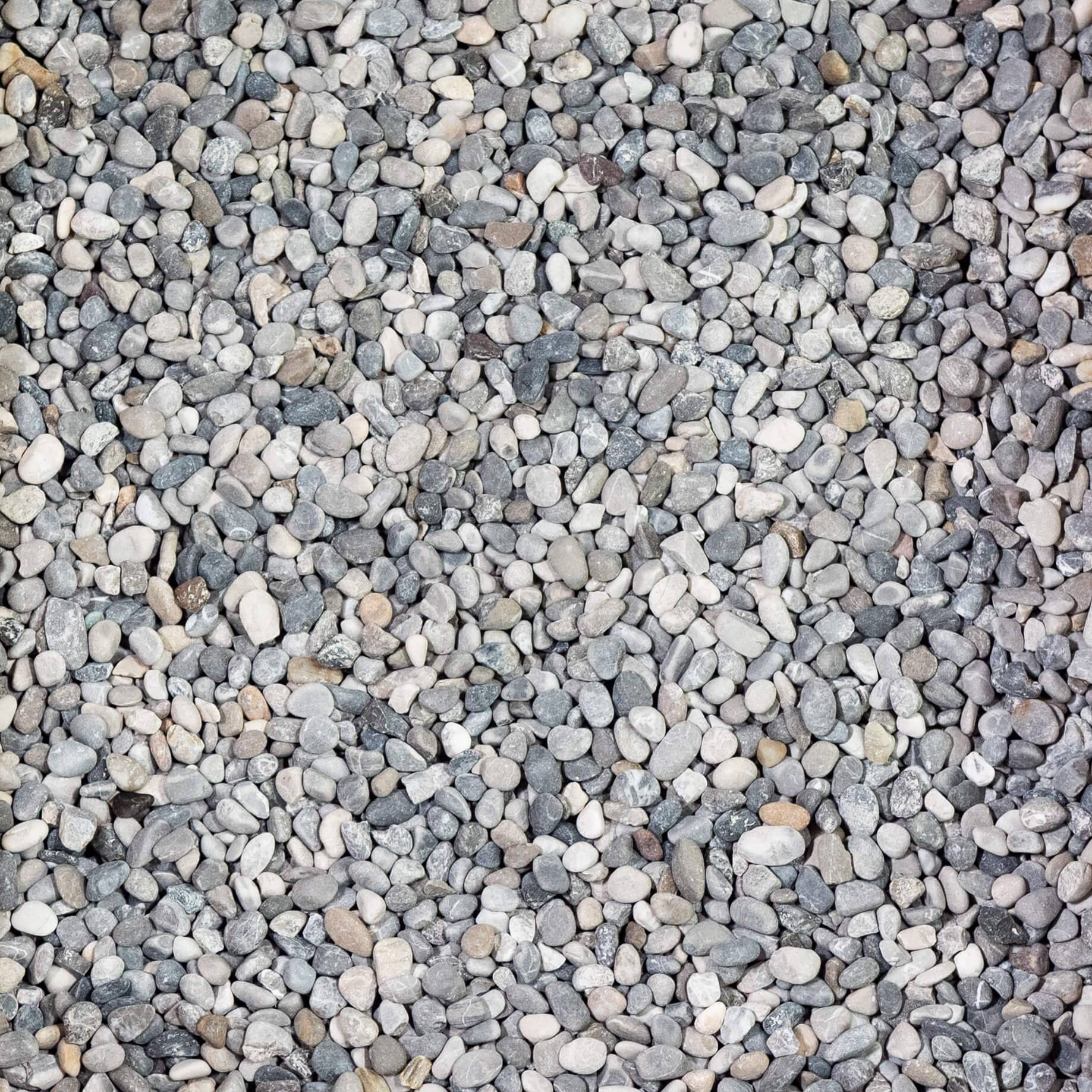 Galet Gris des Alpes 8-12 mm - Sac 20 kg (0,4 m²) - RO'MA NATURE