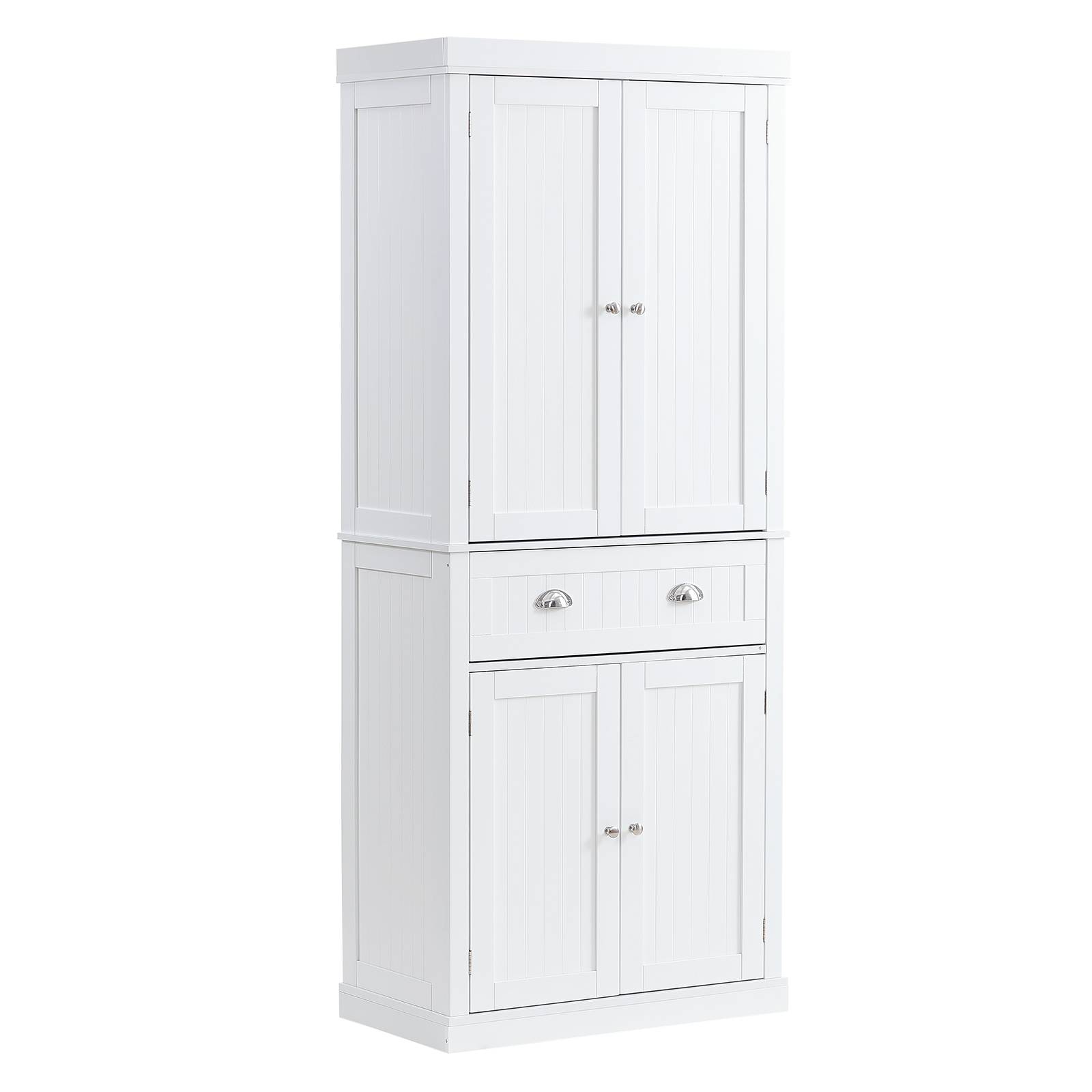 VEVOR Armoire rangement garde-manger 183 cm, portes, tiroir, 3 étagères. Cuisine, buanderie. - Image 1