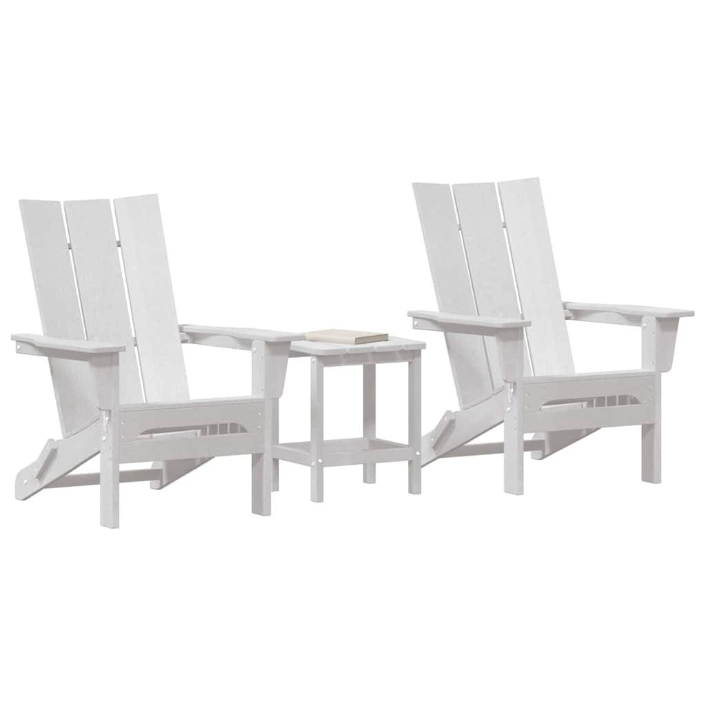 Chaise de jardin Polyéthylène Blanc 80.5 x 74.5 x 92 cm, Poids :38.92kg - PANGIVO - Image 3