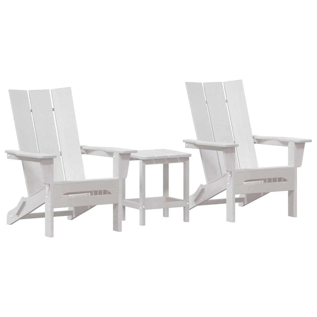 Chaise de jardin Polyéthylène Blanc 80.5 x 74.5 x 92 cm, Poids :38.92kg - PANGIVO - Image 2