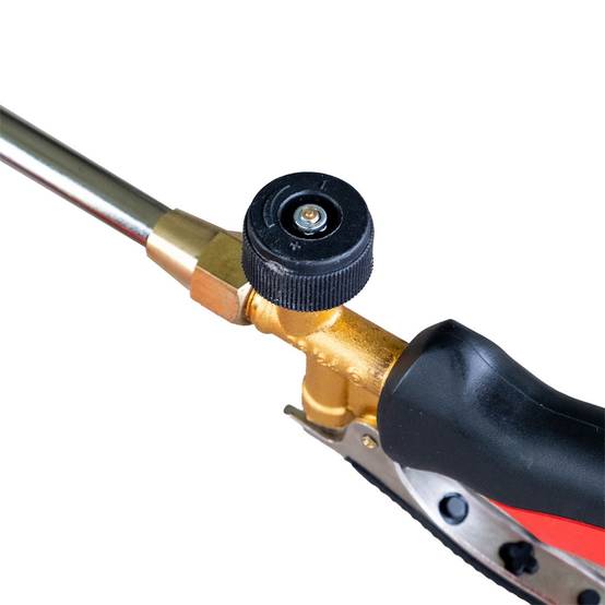 Chalumeau à gaz 2 Bruleurs Ø 60 mm Turbo + Détendeur gaz 4.0 bar Tuyau 5m INTEC - Image 6