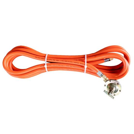 Chalumeau à gaz 2 Bruleurs Ø 60 mm Turbo + Détendeur gaz 4.0 bar Tuyau 5m INTEC - Image 5