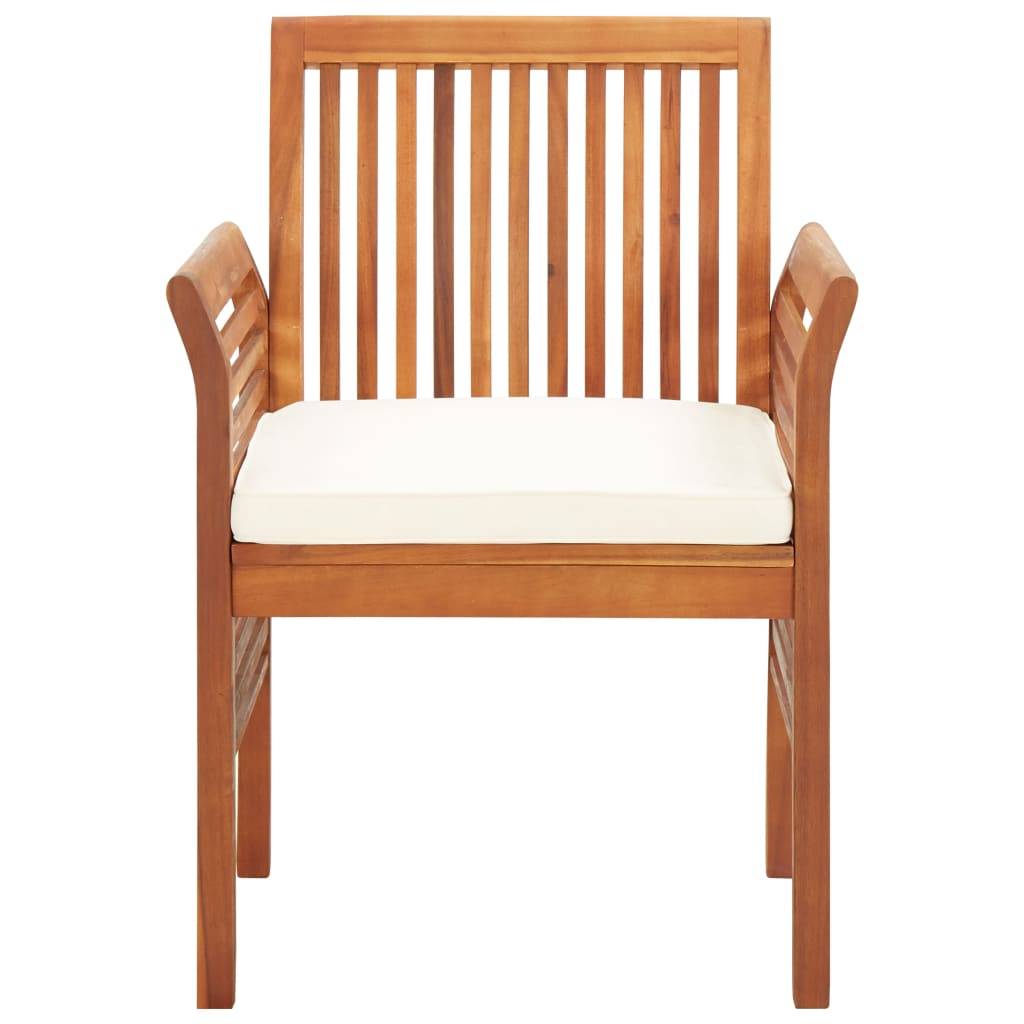 Prolenta Premium - Chaise bois composite bois d'acacia avec finition huilée marron 64 x 60 x 90 cm - p3610.0 - Image 1