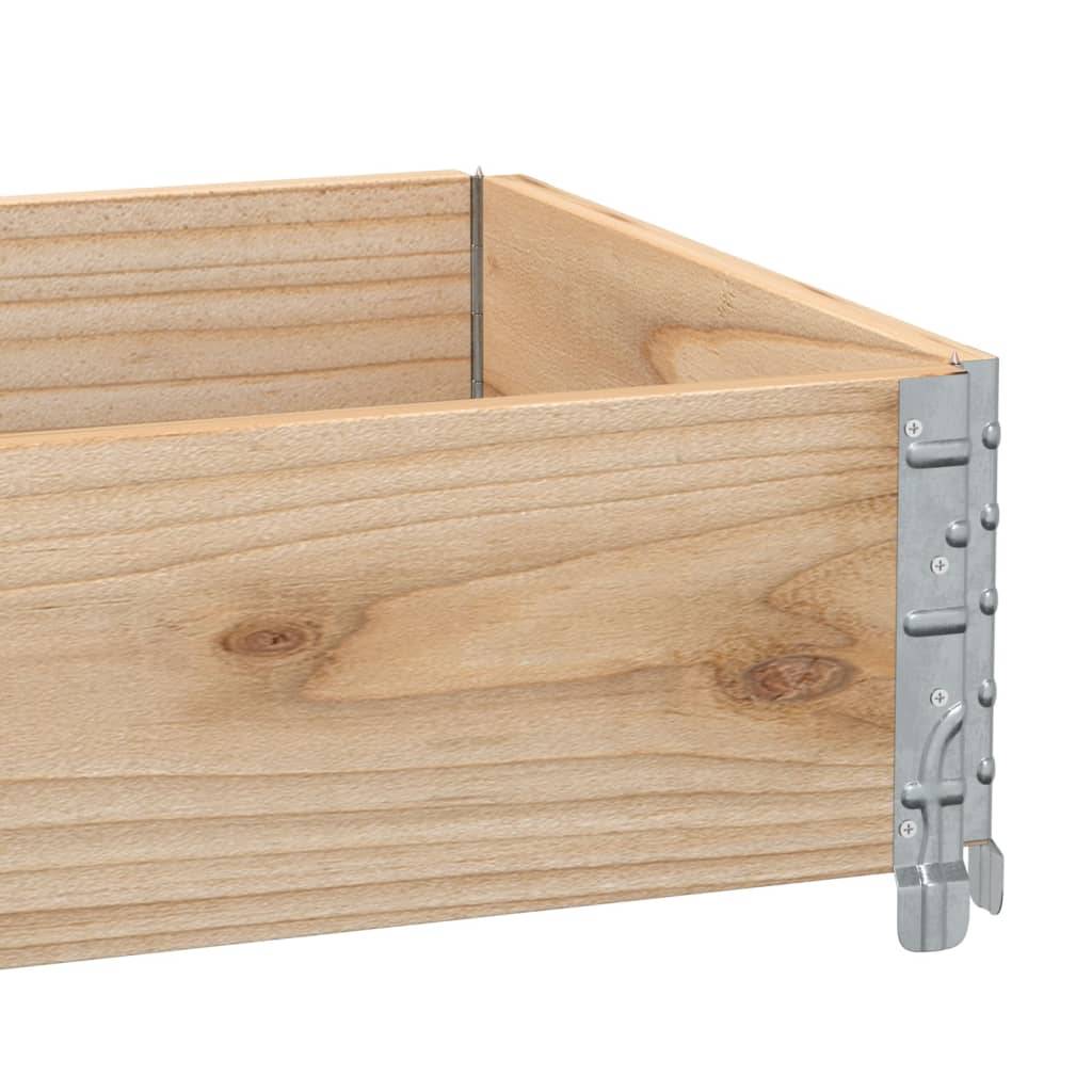Jardinière bois de pin naturel 100 x 50 x 21.5 cm - PANGIVO - Image 7
