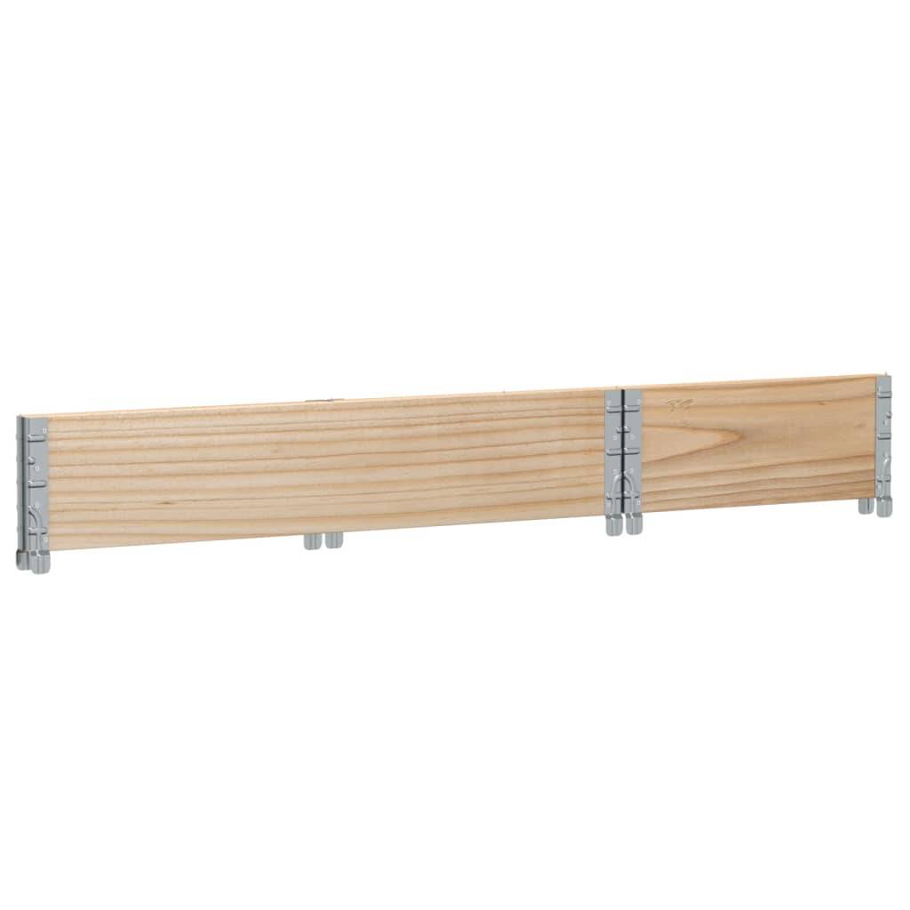 Jardinière bois de pin naturel 100 x 50 x 21.5 cm - PANGIVO - Image 6