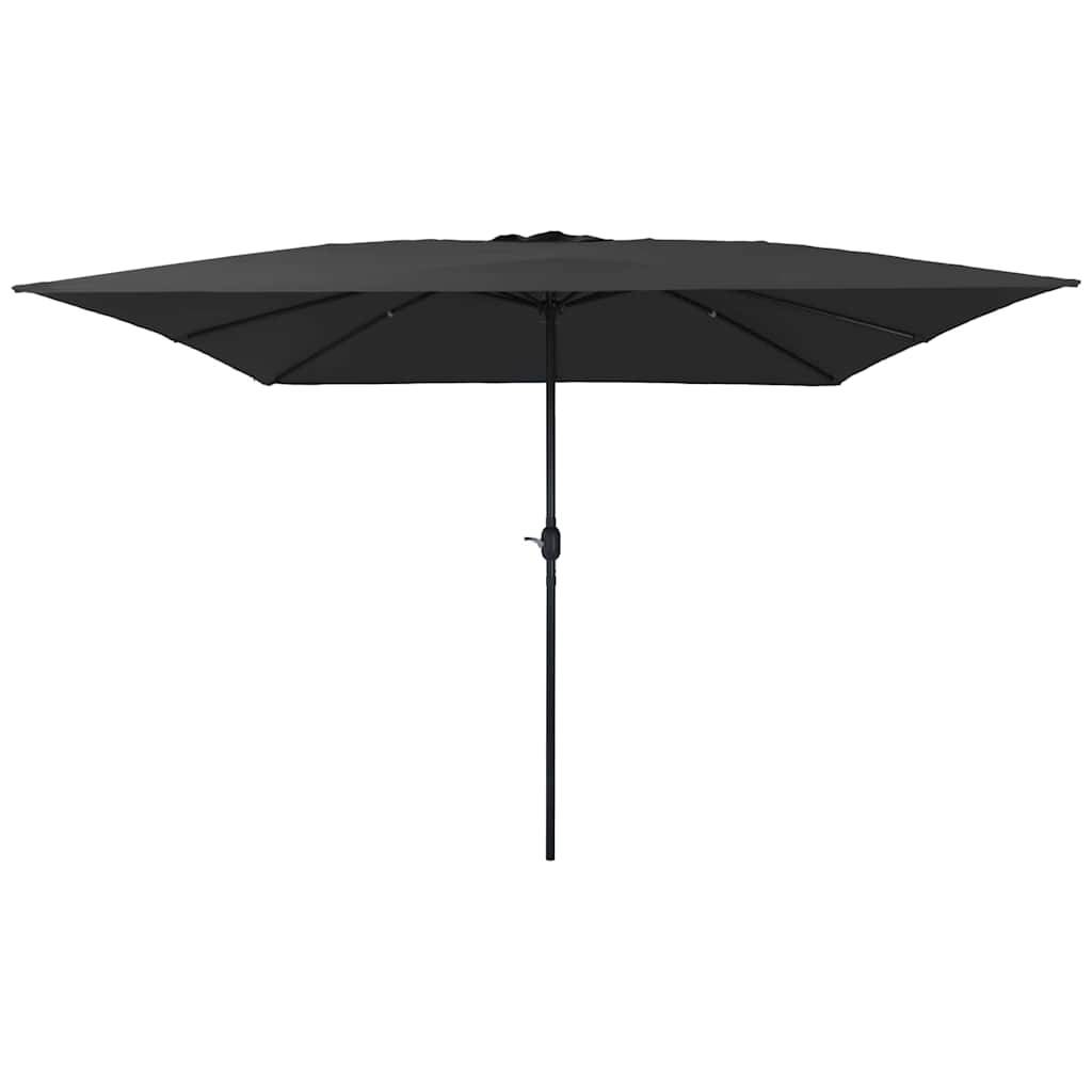 Parasol de jardin Anthracite 295 x 295 x 245 cm Polyester et Acier - PANGIVO - Image 1