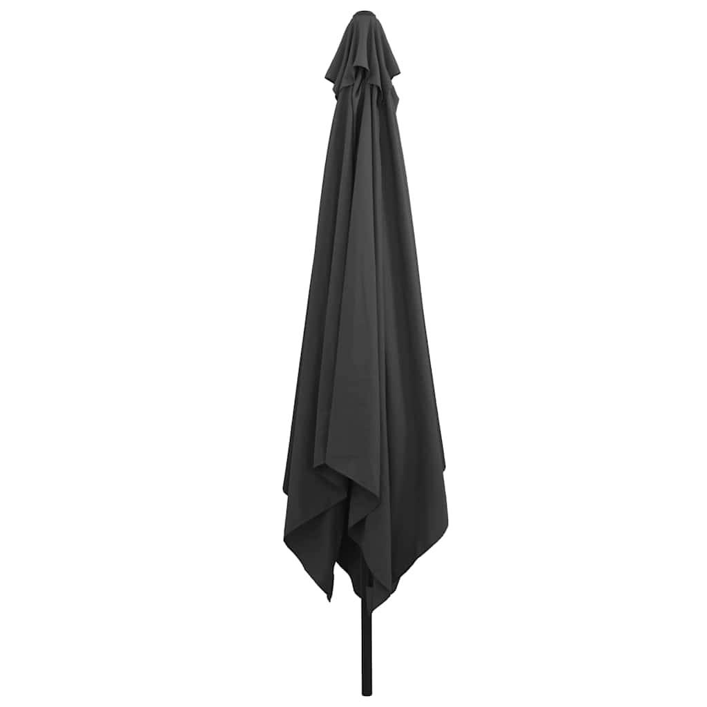 Parasol de jardin Anthracite 295 x 295 x 245 cm Polyester et Acier - PANGIVO - Image 3