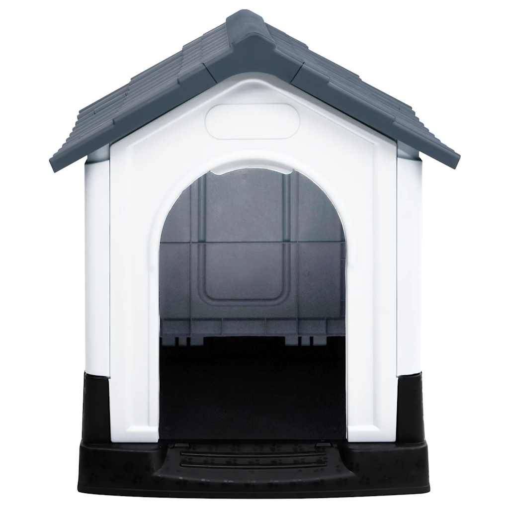 Vidaxl - Niche pour chien Gris 57x68x66 cm Polypropylène vidaXL 152228 - Image 2