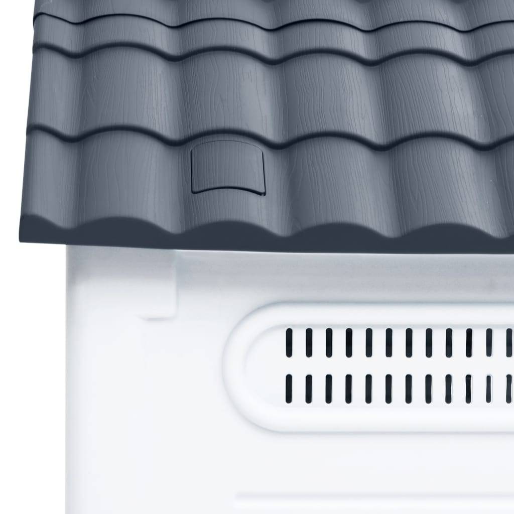 Vidaxl - Niche pour chien Gris 57x68x66 cm Polypropylène vidaXL 152228 - Image 4
