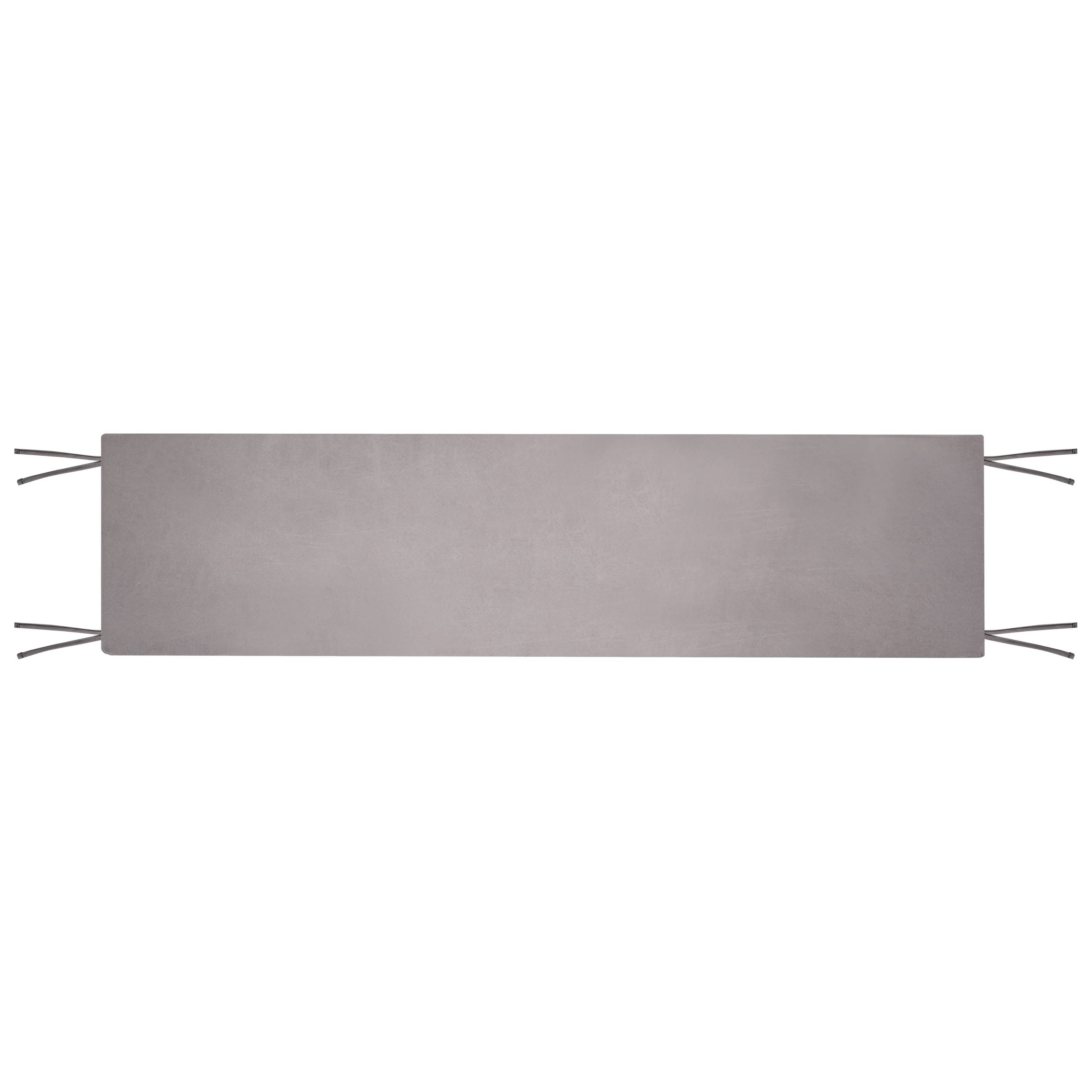 Beliani - Coussin d'assise d'extérieur Oléfine Gris MONSANO - 168x35x5- Beliani - Image 5