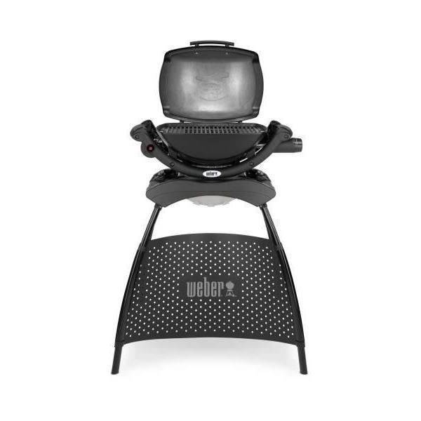 Barbecue a gaz Weber Q 1000 - Noir - Surface de cuisson 43x32cm - Allumage piézoélectrique - Image 2
