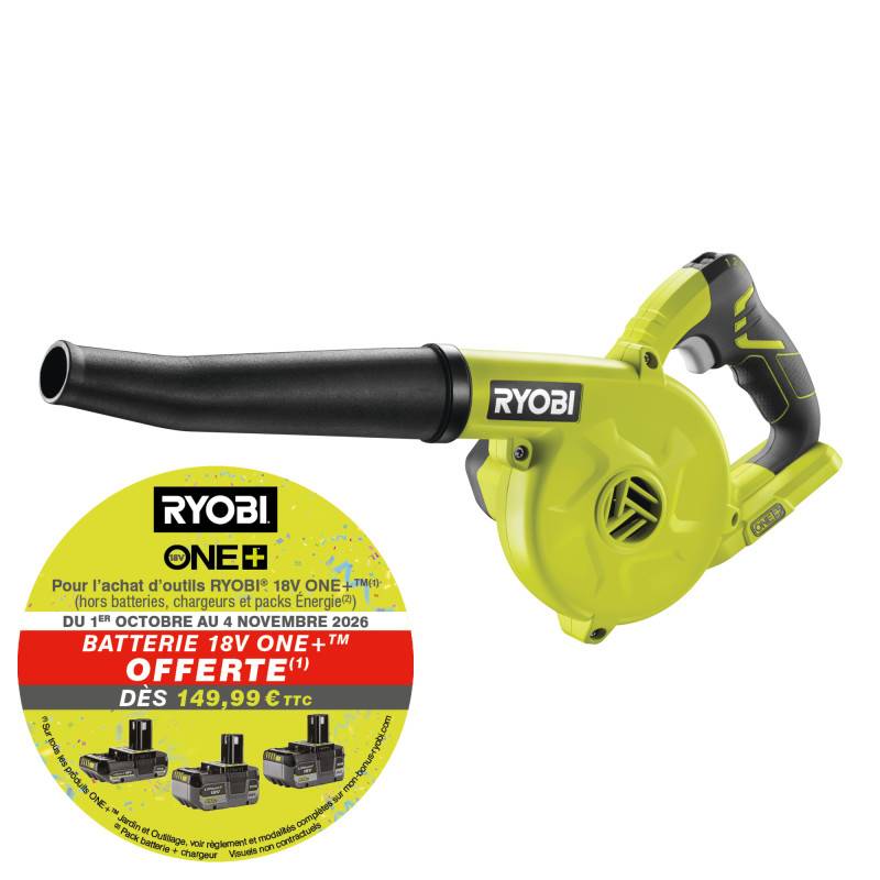 Ryobi - Souffleur d'atelier RYOBI 18V One+ sans batterie ni chargeur R18TB-0 - Image 2