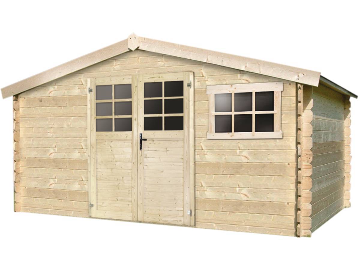 Abri De Jardin - 12.54 M² - 4.13 X 3.05 X 2.18 M - 34 Mm. -solid - Image 1