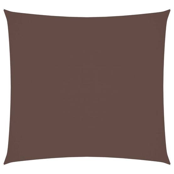 Voile de parasol tissu oxford marron 3,6 x 3,6 m - PANGIVO - Image 1