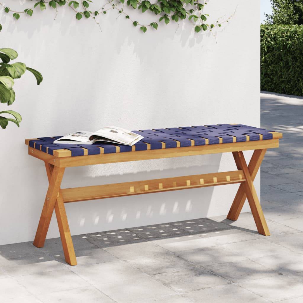 Banc de jardin Bleu 100 X 34 cm - Prolenta Premium - Image 1