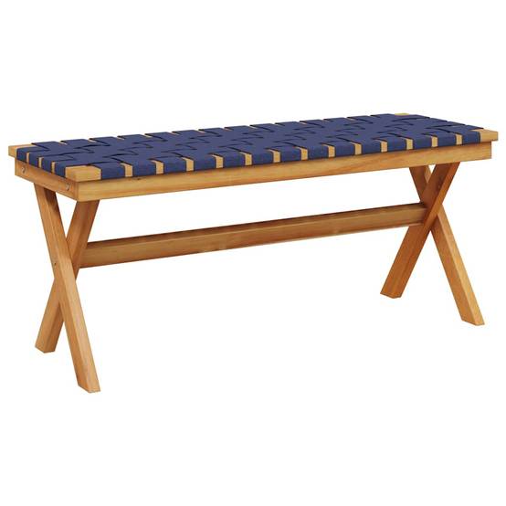 Banc de jardin Bleu 100 X 34 cm - Prolenta Premium - Image 2