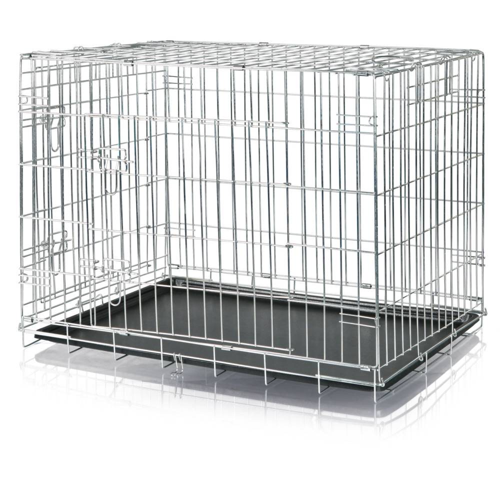 Animallparadise - animallparadise - Une cage 93 x 69 x 62 cm pour chien en métal Home Kennel - Image 1