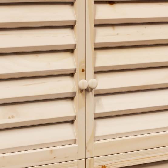 PANGIVO - Abri de jardin bois de sapin naturel 106 x 56 x 176.5 cm, poids:27.8kg - PANGIVO - Image 9
