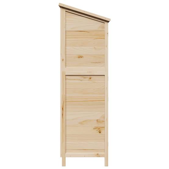 PANGIVO - Abri de jardin bois de sapin naturel 106 x 56 x 176.5 cm, poids:27.8kg - PANGIVO - Image 6