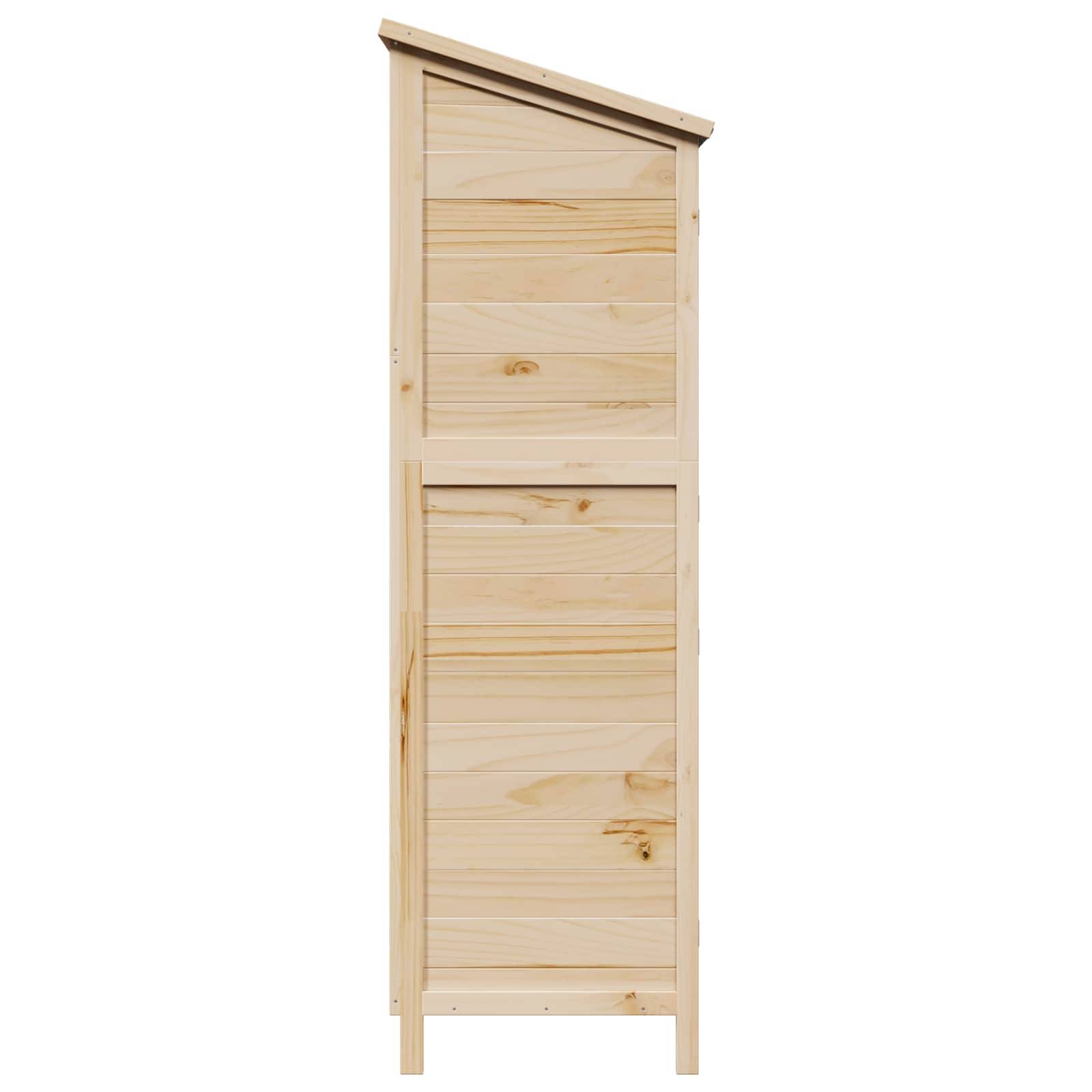 PANGIVO - Abri de jardin bois de sapin naturel 106 x 56 x 176.5 cm, poids:27.8kg - PANGIVO - Image 6