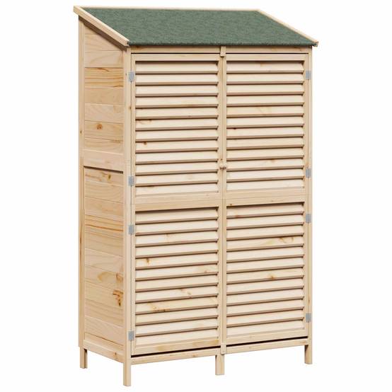 PANGIVO - Abri de jardin bois de sapin naturel 106 x 56 x 176.5 cm, poids:27.8kg - PANGIVO - Image 2