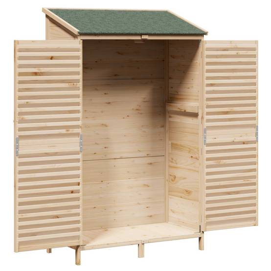 PANGIVO - Abri de jardin bois de sapin naturel 106 x 56 x 176.5 cm, poids:27.8kg - PANGIVO - Image 4