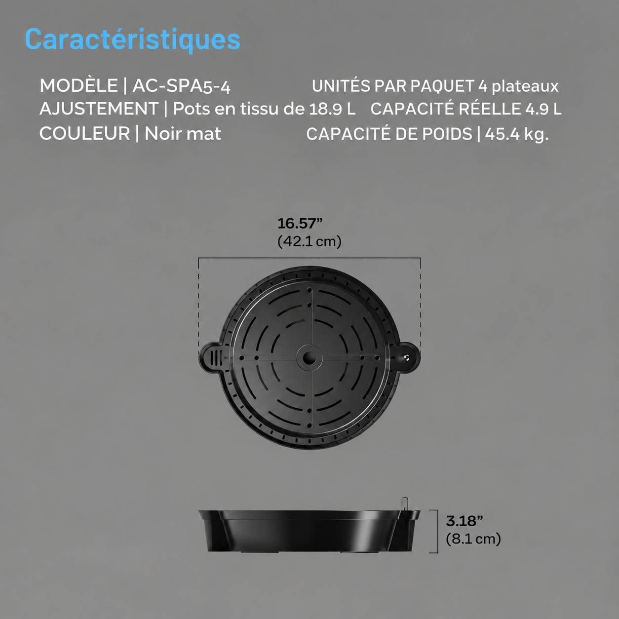 Base D’Arrosage pour Pots en Tissu avec Réservoir et Indicateur de Niveau - Image 6
