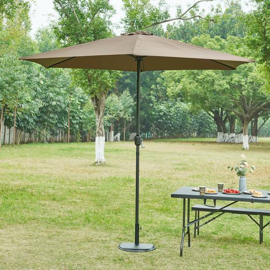Casa.Pro - Pied de parasol Bisenti adapté aux tiges 30 34 38 45 mm noir casa.pro - Image 2