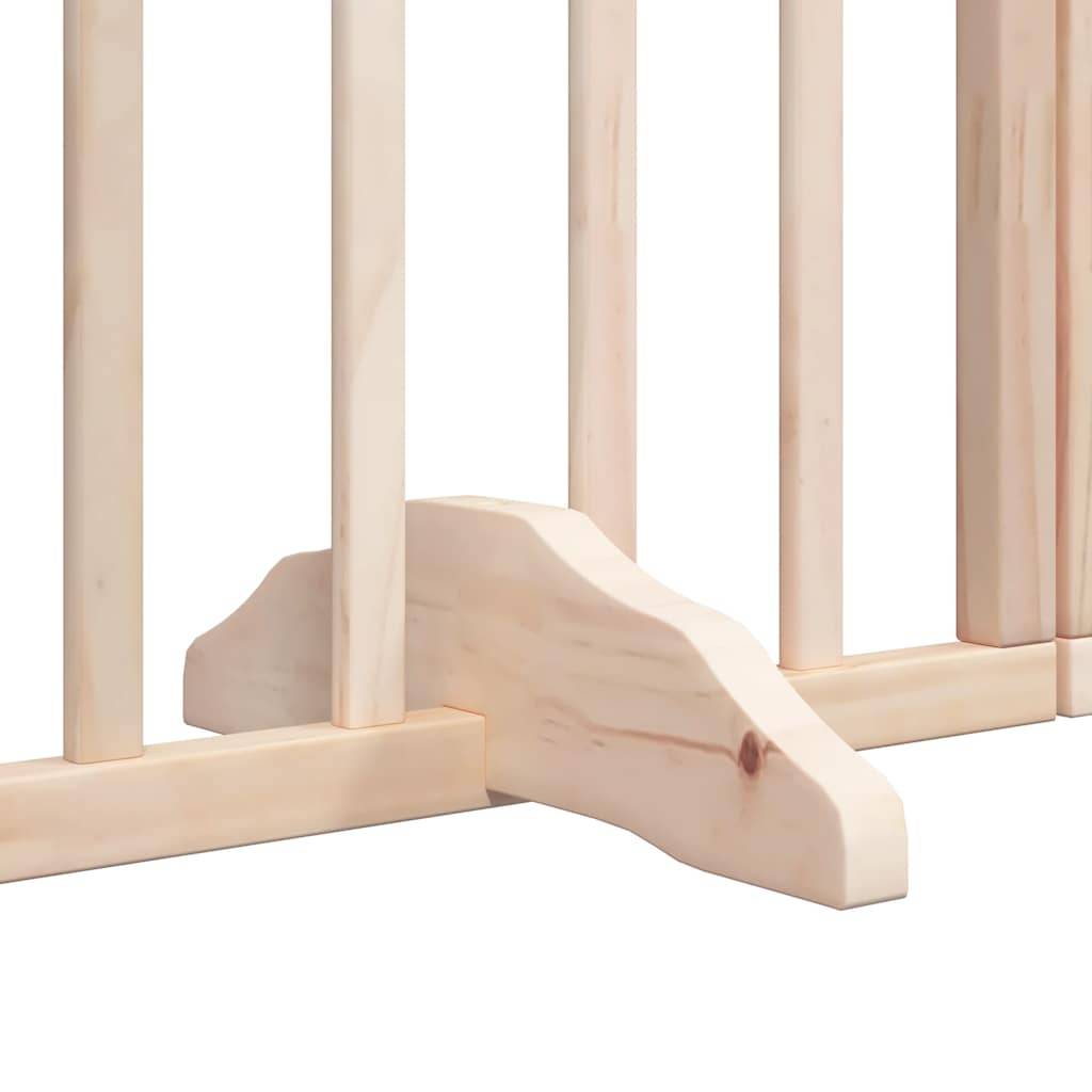 Barrière pour chien bois de peuplier naturel 960 x 30 x 60 cm, Poids:15.7kg - PANGIVO - Image 6