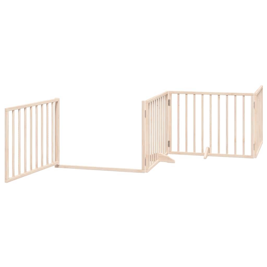 Barrière pour chien bois de peuplier naturel 960 x 30 x 60 cm, Poids:15.7kg - PANGIVO - Image 4