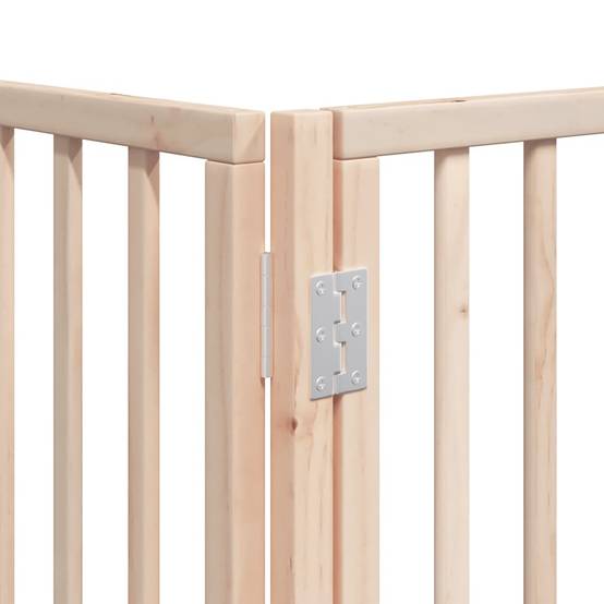 Barrière pour chien bois de peuplier naturel 960 x 30 x 60 cm, Poids:15.7kg - PANGIVO - Image 10