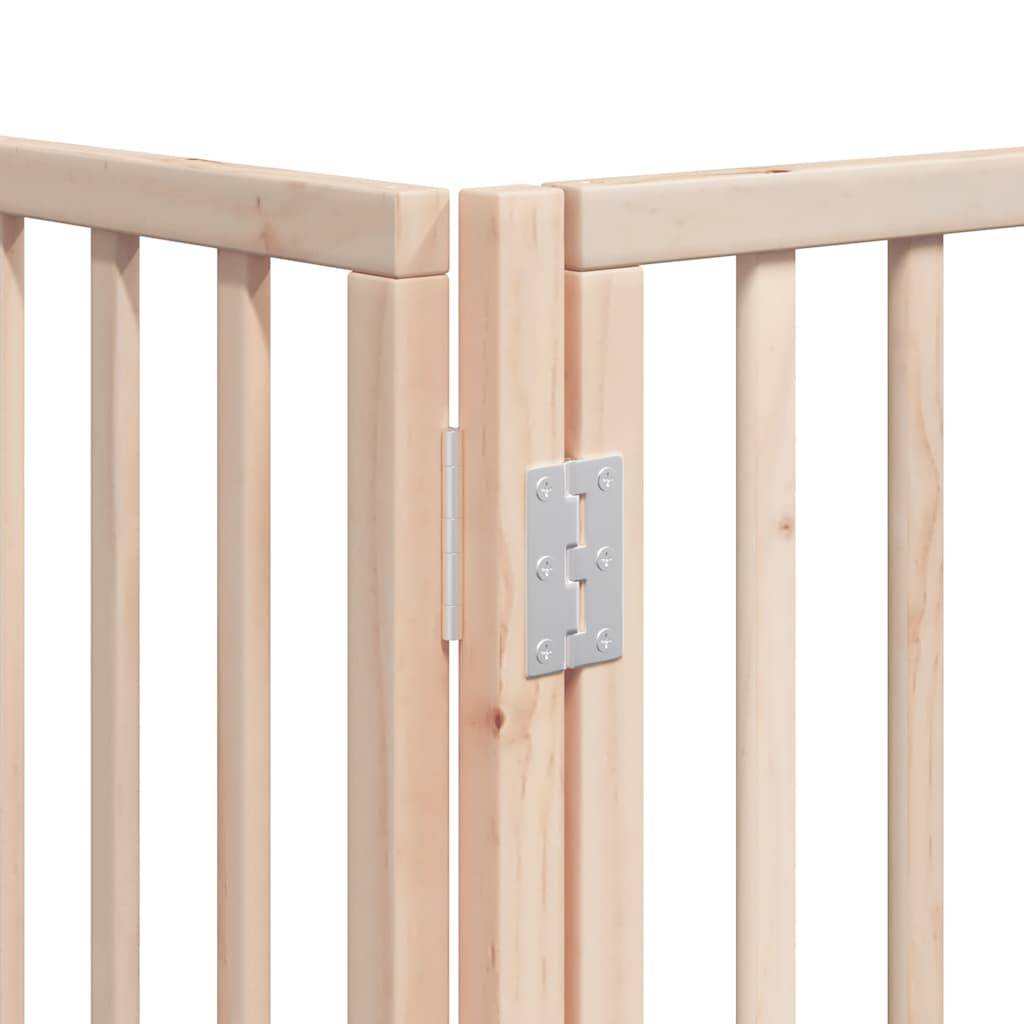 Barrière pour chien bois de peuplier naturel 960 x 30 x 60 cm, Poids:15.7kg - PANGIVO - Image 10
