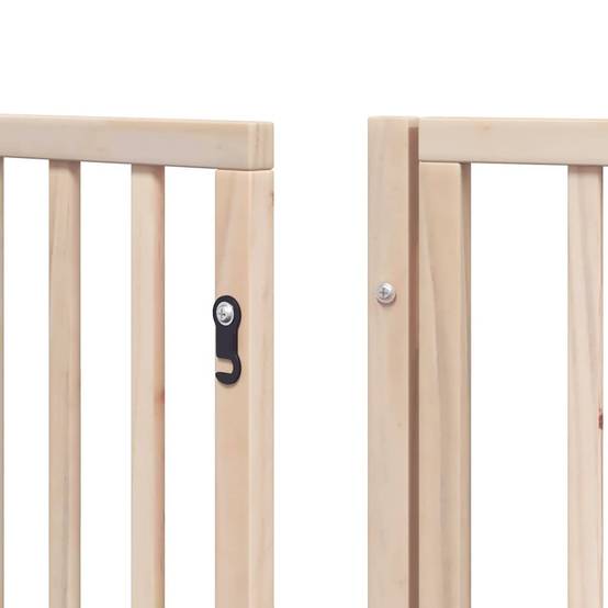 Barrière pour chien bois de peuplier naturel 960 x 30 x 60 cm, Poids:15.7kg - PANGIVO - Image 9