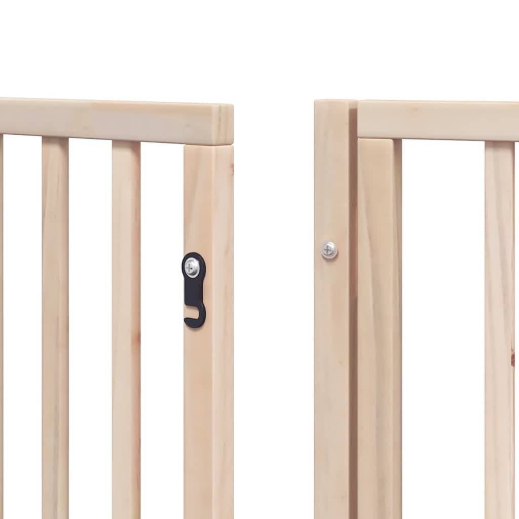 Barrière pour chien bois de peuplier naturel 960 x 30 x 60 cm, Poids:15.7kg - PANGIVO - Image 9