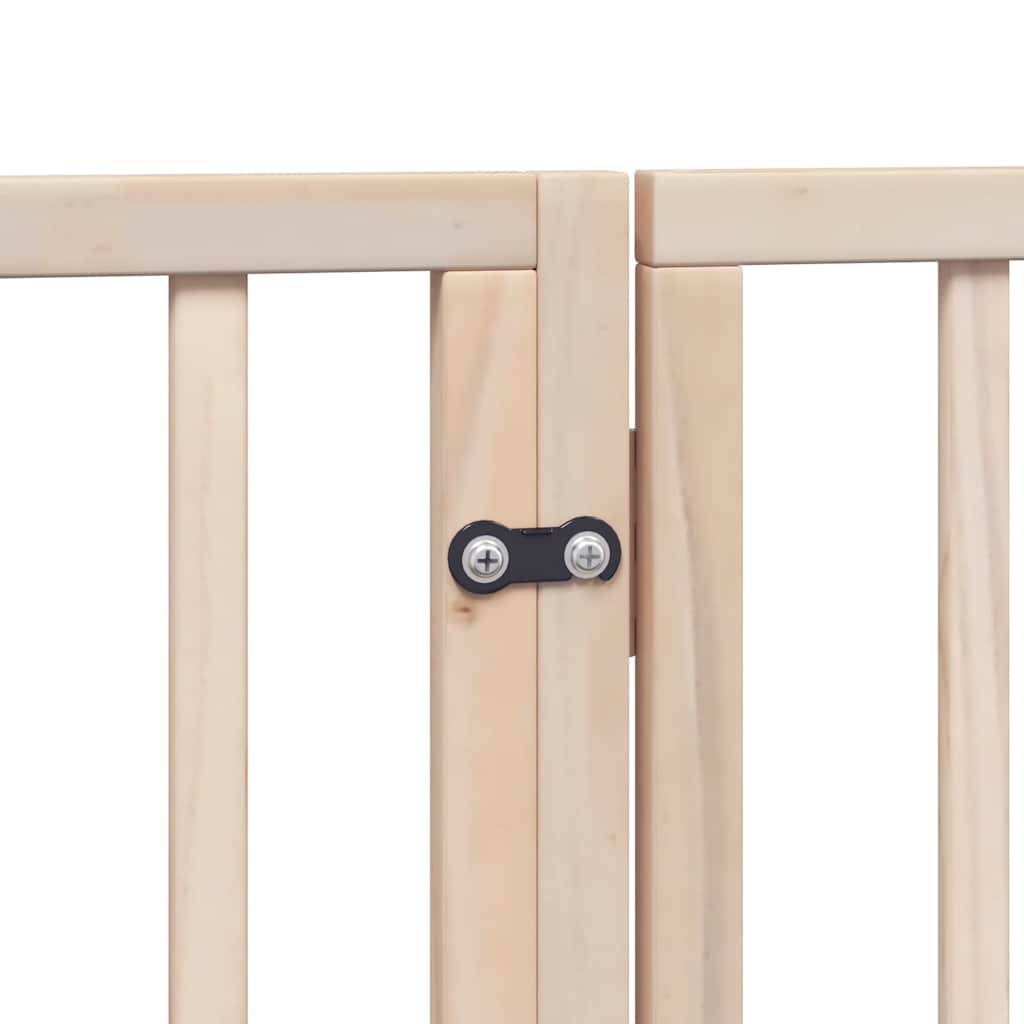 Barrière pour chien bois de peuplier naturel 960 x 30 x 60 cm, Poids:15.7kg - PANGIVO - Image 7