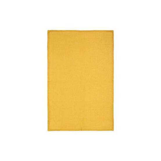 Lot de 3 Torchons "Imprimé" 45x70cm Ocre - Image 4