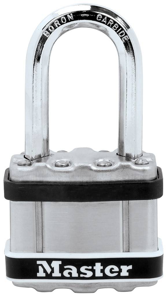 Master Lock - Cadenas à clé MASTER LOCK acier laminé, 4 clés, Excell Marine l.44 mm - Image 1