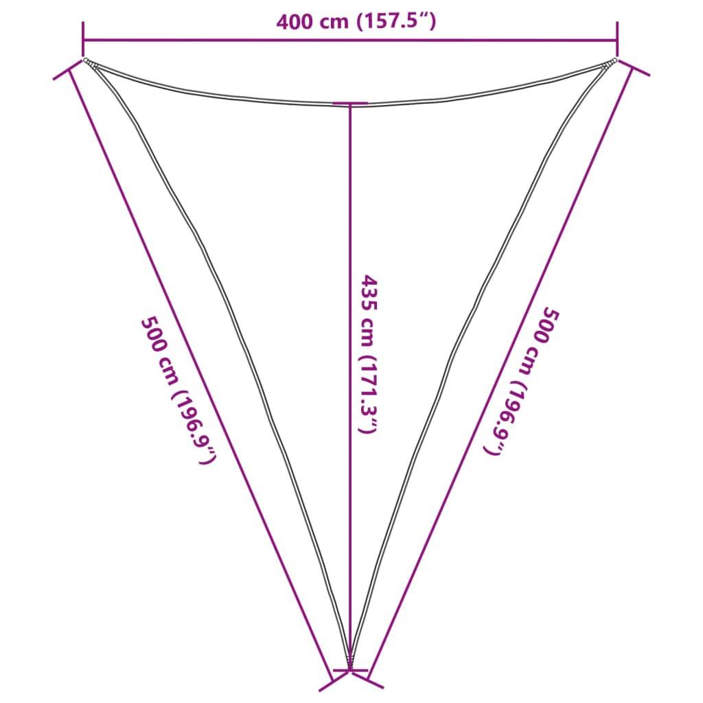 Voile d'ombrage PEHD Noir 4 x 5 x 5 m 160 g/m² - PANGIVO - Image 10