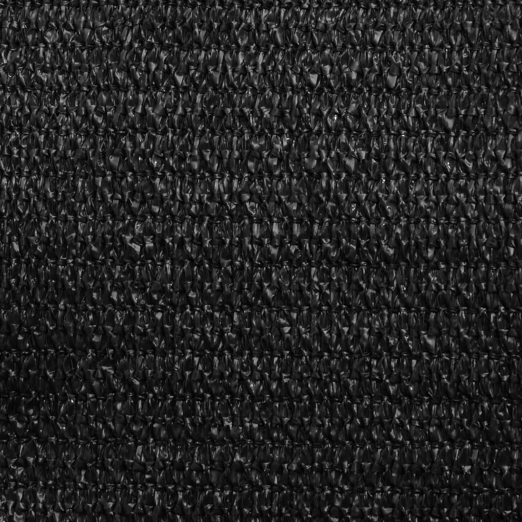Voile d'ombrage PEHD Noir 4 x 5 x 5 m 160 g/m² - PANGIVO - Image 9