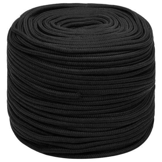 Corde de bateau Noir complet 10 mm 50 m Polypropylène Maison Chic - Image 1