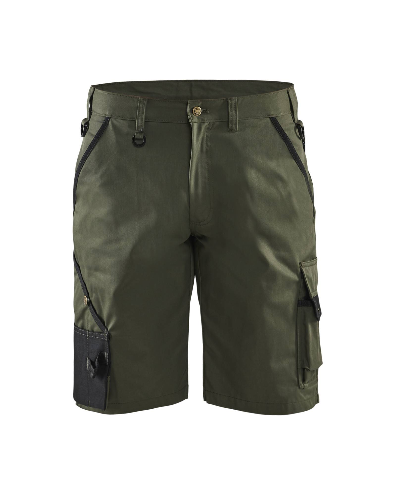 Short de travail paysagiste Vert armée | 146418354600 - Blaklader