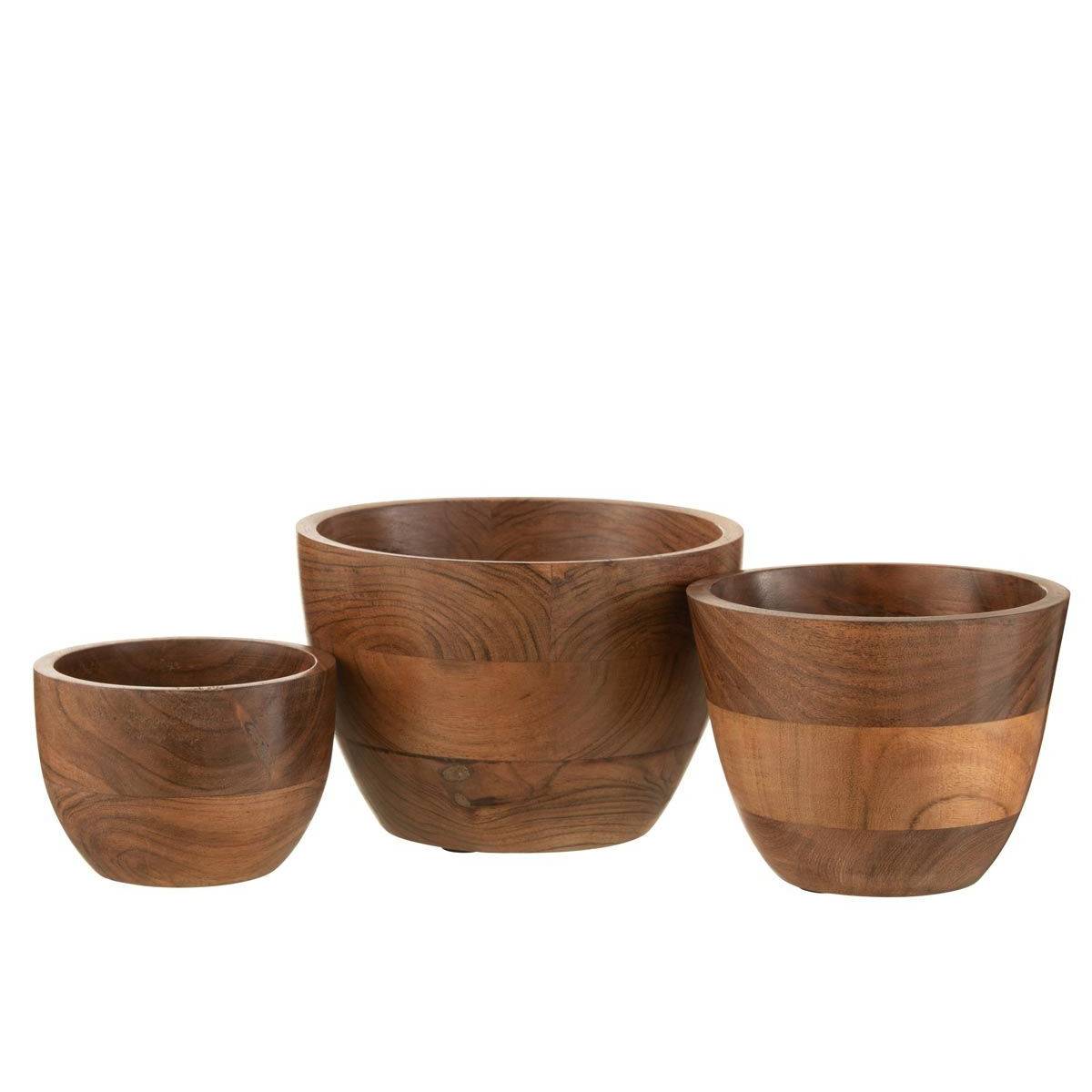 Bol En Bois D'acacia JOLIPA – 20 Cm De Diamètre – Artisanal