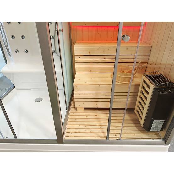 Combi Sauna Douche Hammam Boreal® SH220D - droite - Image 5