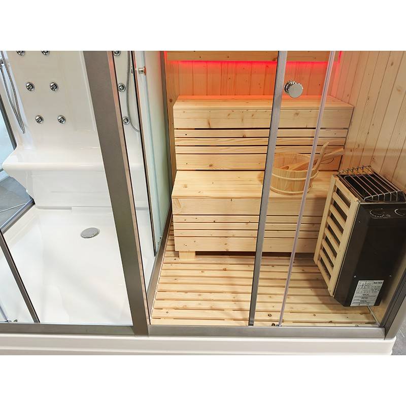 Combi Sauna Douche Hammam Boreal® SH220D - droite - Image 5