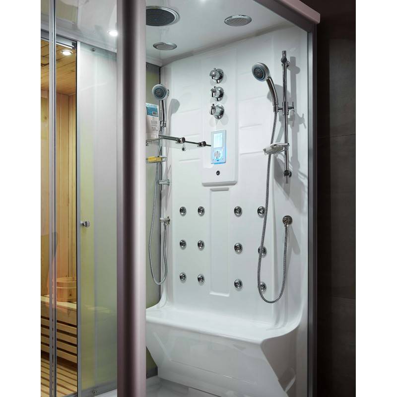 Combi Sauna Douche Hammam Boreal® SH220D - droite - Image 2