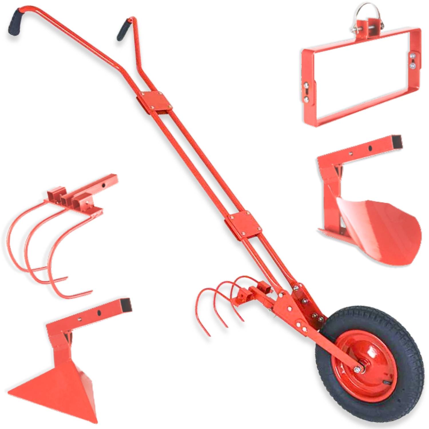 Cultivateur maraîcher à roue 4 outils - TERRE JARDIN - Image 1