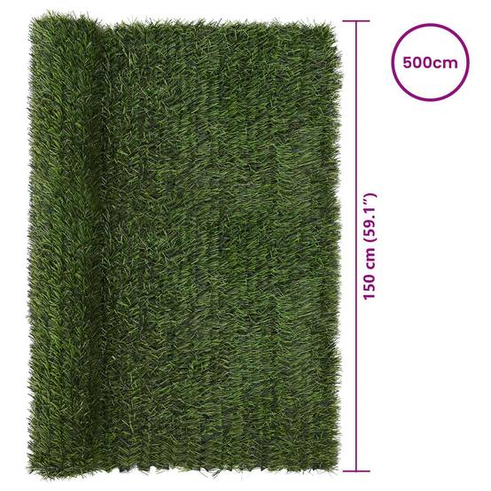 PANGIVO - Clôture artificielle PVC et acier vert clair 500 x 150 cm - PANGIVO - Image 6