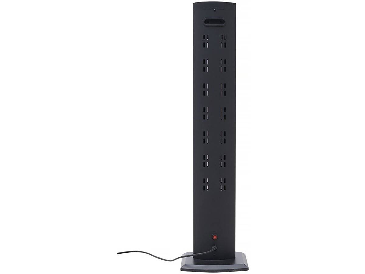 Chauffage électrique Radiant "tornado" - 2000w - Noir -habitat Et Jardin - Image 3