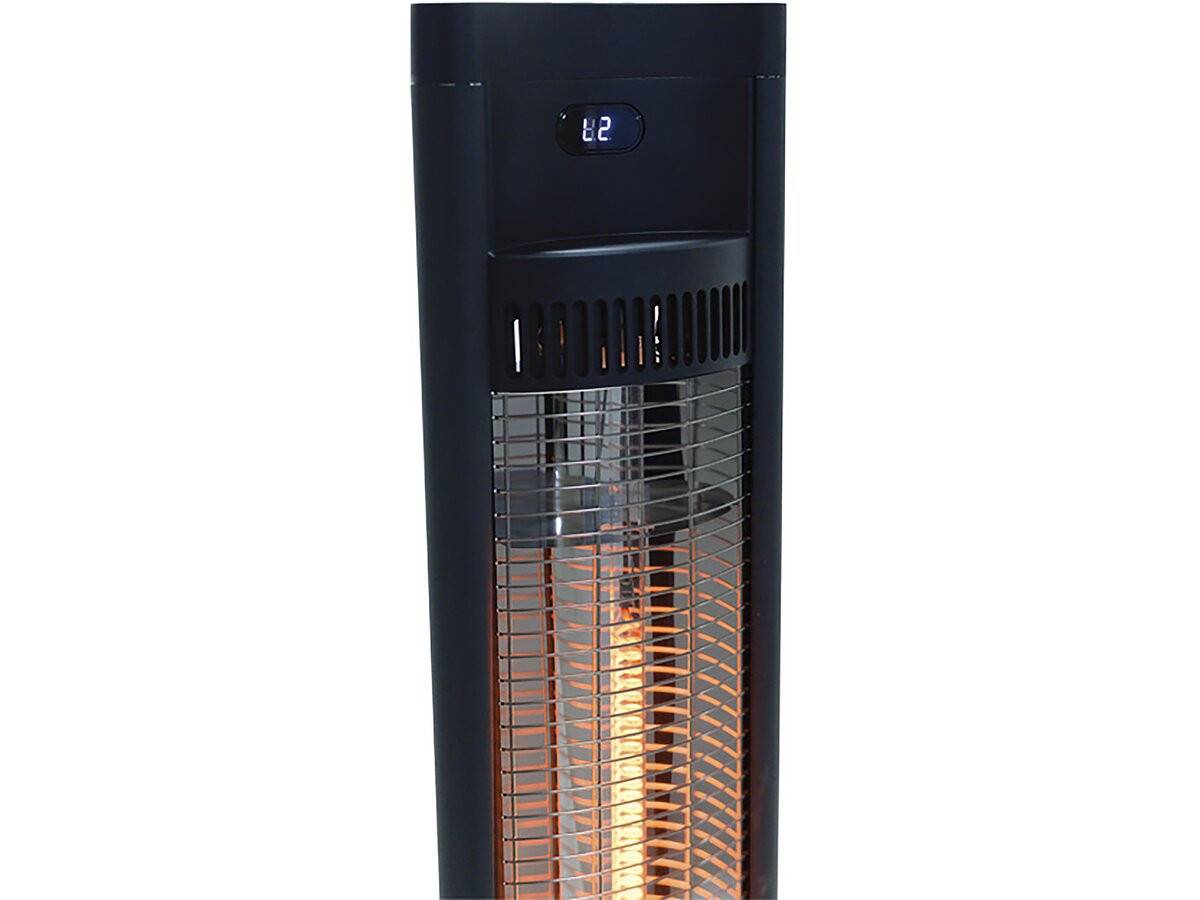 Chauffage électrique Radiant "tornado" - 2000w - Noir -habitat Et Jardin - Image 4