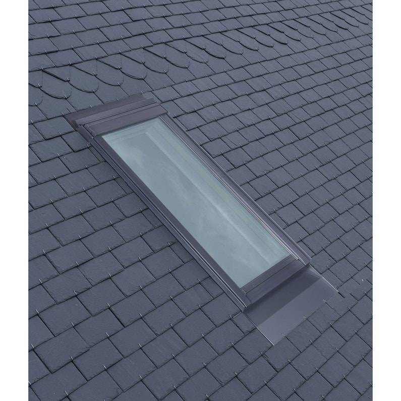 Raccord pour ardoises Gris VELUX 114x118 cm - matériaux plats jusqu'à 8 mm - EDL SK06 0000 - Image 1